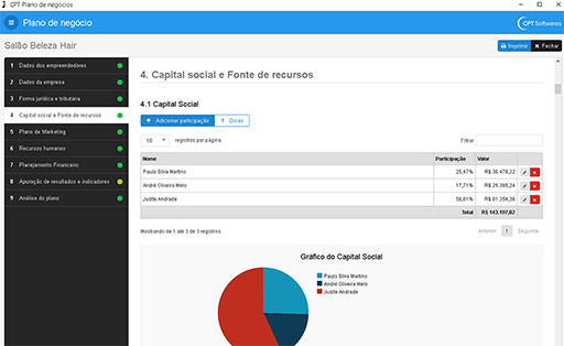 Plano de negocio empresa de software