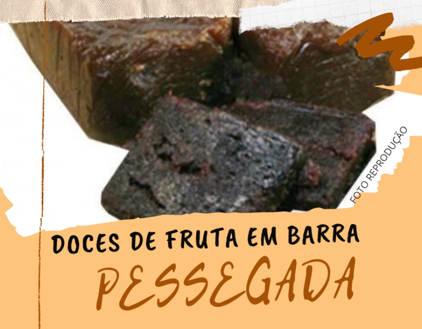 Doces de fruta em barra - Receita de Pessegada Receitas CPT Doces de fruta em barra - Receita de Pessegada Receitas CPT
