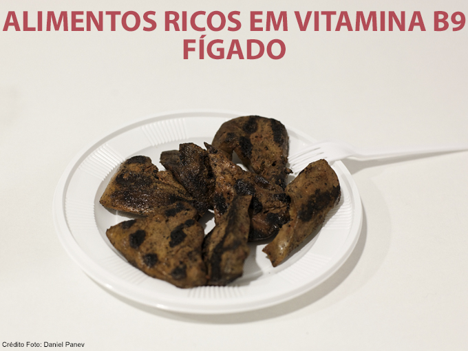 100 g de fígado bovino oferecem 217 mcg de ácido fólico ao organismo