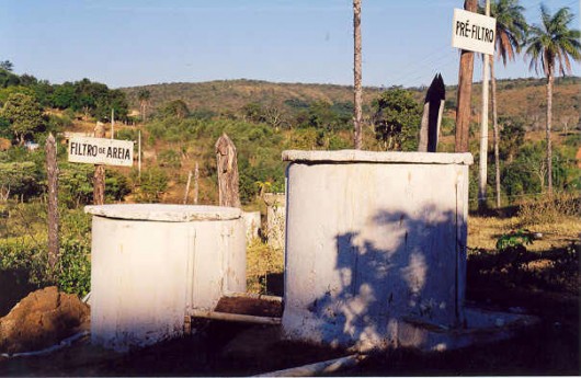 Tratamento de água no meio rural - mecanismo de filtração da água