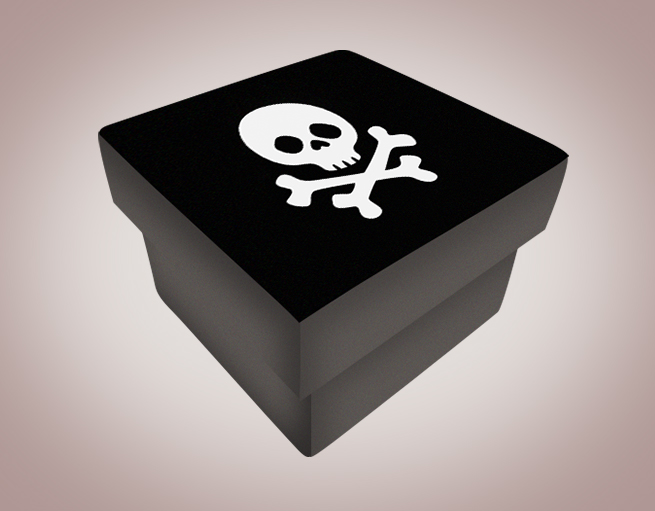 Faça as lembrancinhas com o símbolo pirata e presenteie os convidados
