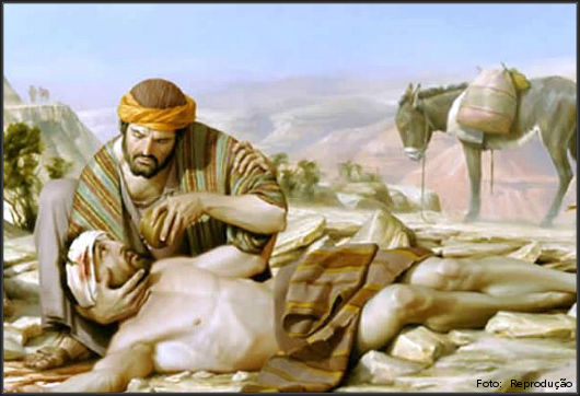 Você é um bom samaritano? bom samaritano prestando socorro no deserto
