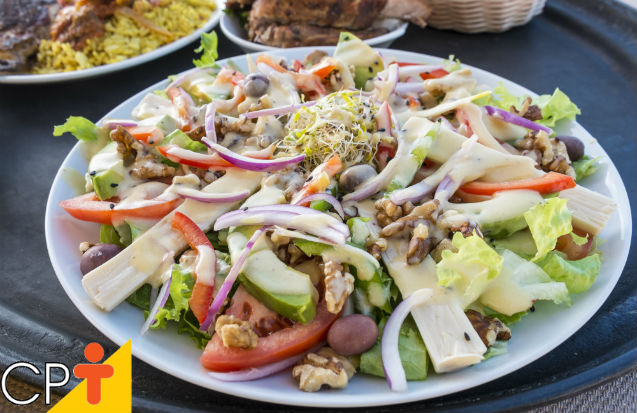 Salada de palmito com batatas   Artigos Cursos CPT