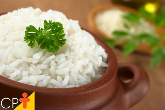 Receita de arroz branco      Artigos Cursos CPT