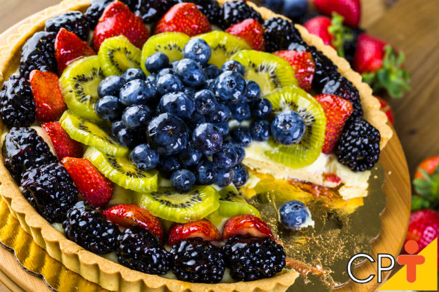 Torta de frutas: aprenda a fazer   Artigos Cursos CPT