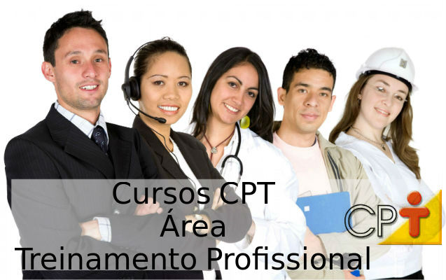 Cursos CPT na área Treinamento Profissional