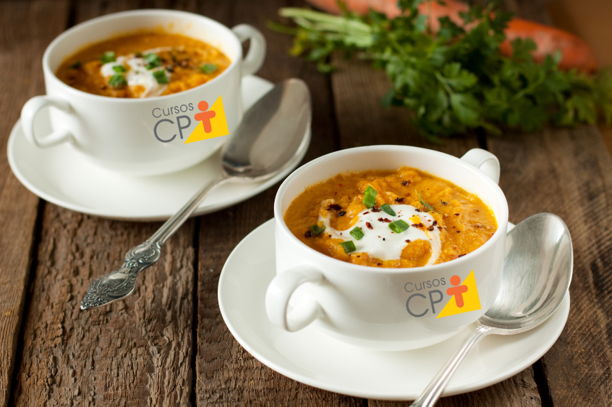 O que preparar em dias frios? Sopa de abóbora. Perfeito! Receitas Cursos CPT O que preparar em dias frios? Sopa de abóbora. Perfeito! Receitas Cursos CPT