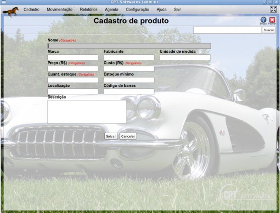 Como cadastrar produto em um software