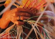 A prática do artesanato é aproveitar o material oferecido pela natureza transformando-o em um trabalho elaborado, repleto de valor cultural, social e econômico artesanato palha de milho